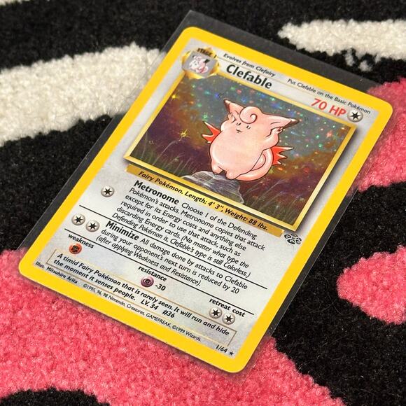 Clefable #1 – Pokémon Jungle – As Pictured - Picture 2 of 6